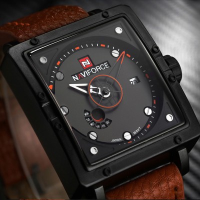 Naviforce NF9065 Men's Military Quartz Wrist Watch - Orange